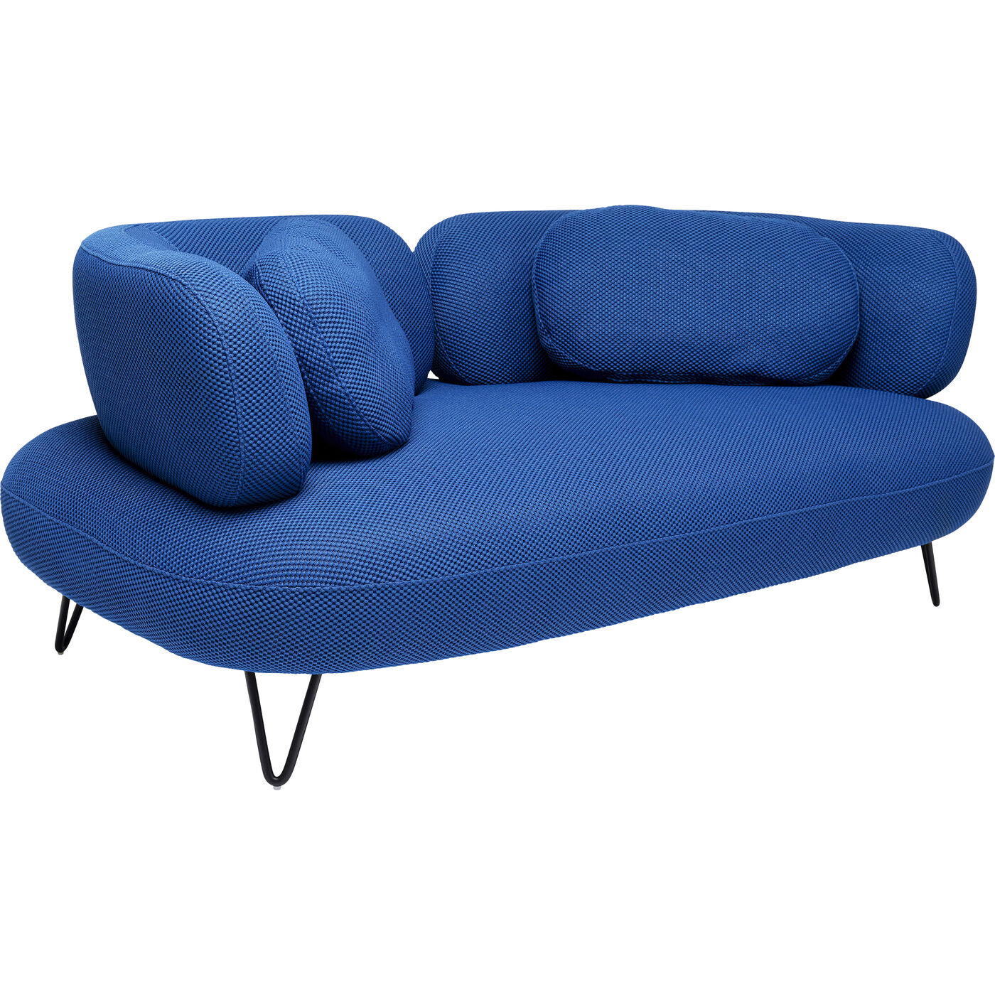 Blue 2-Seater Sofa