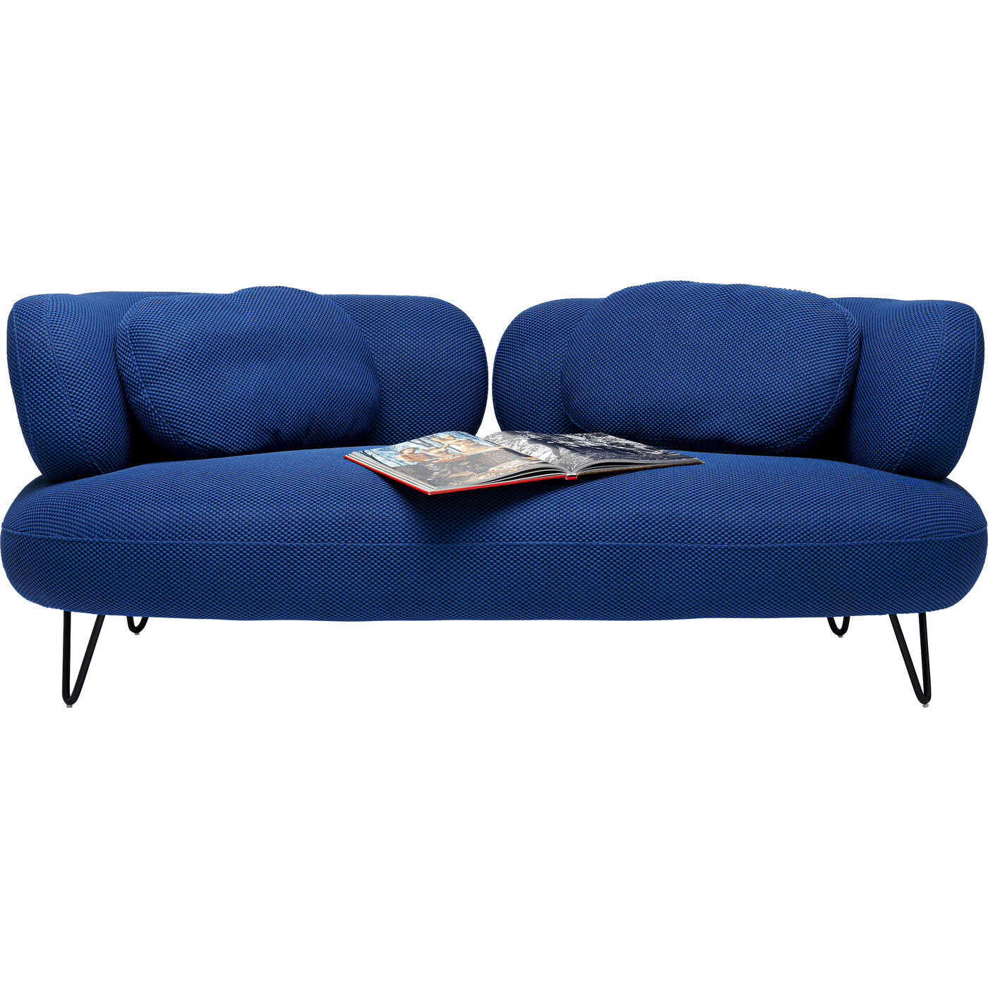 Blue 2-Seater Sofa