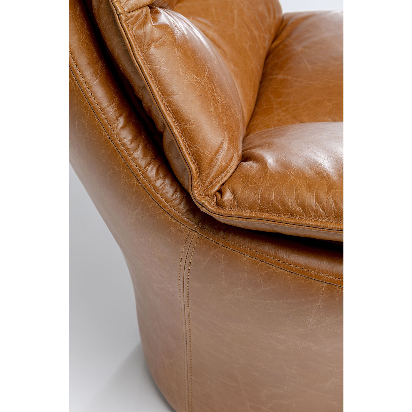 Brown Leather Armchair