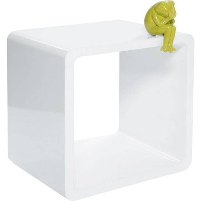 Lounge Cube MDF White - JULIA VENCE STORE