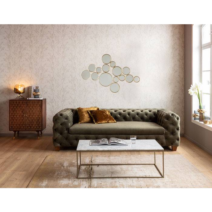 Mirror Bubbles Brass 93x138cm - JULIA VENCE STORE