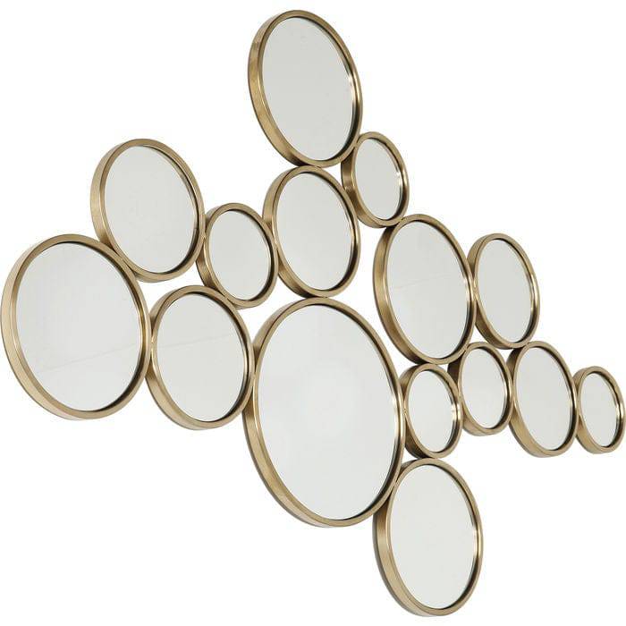 Mirror Bubbles Brass 93x138cm - JULIA VENCE STORE