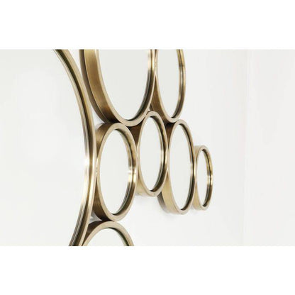 Mirror Bubbles Brass 93x138cm - JULIA VENCE STORE