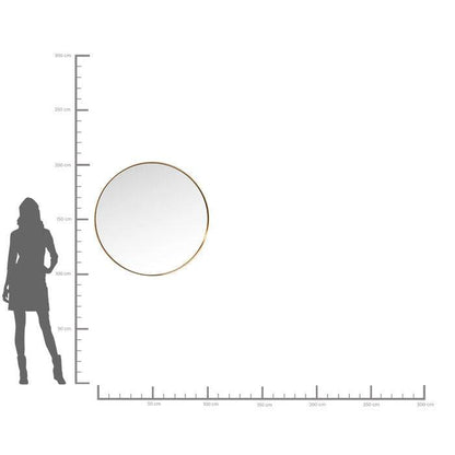 Mirror Curve MO Brass Ø100 - JULIA VENCE STORE