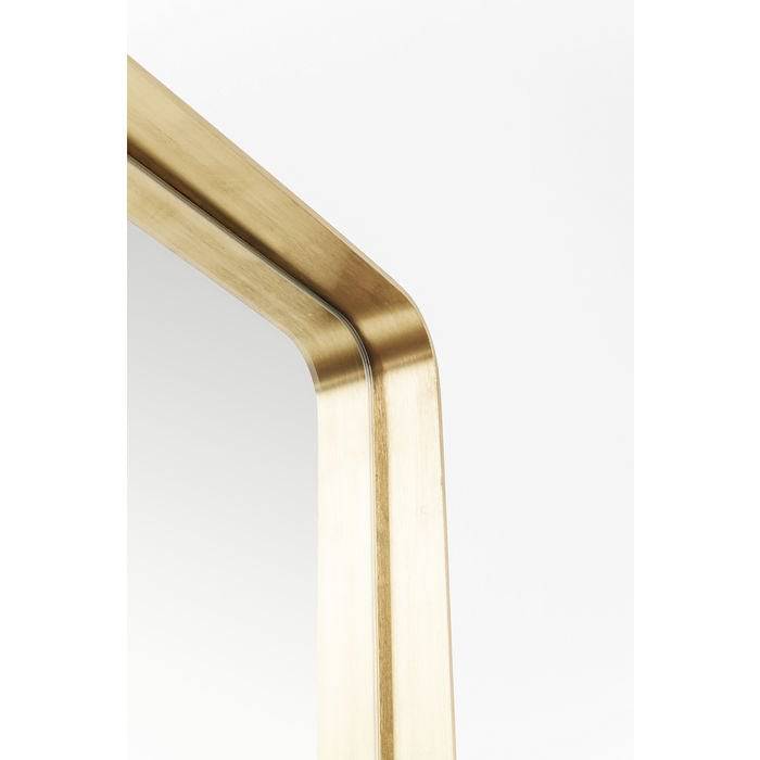 Mirror Curve Rectangular Brass 200x70cm - JULIA VENCE STORE