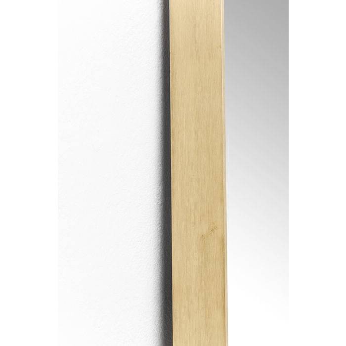 Mirror Curve Rectangular Brass 200x70cm - JULIA VENCE STORE