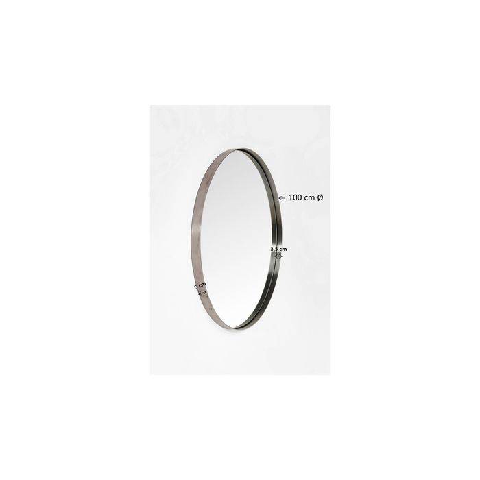 Mirror Curve Round Brass Ø100cm - JULIA VENCE STORE