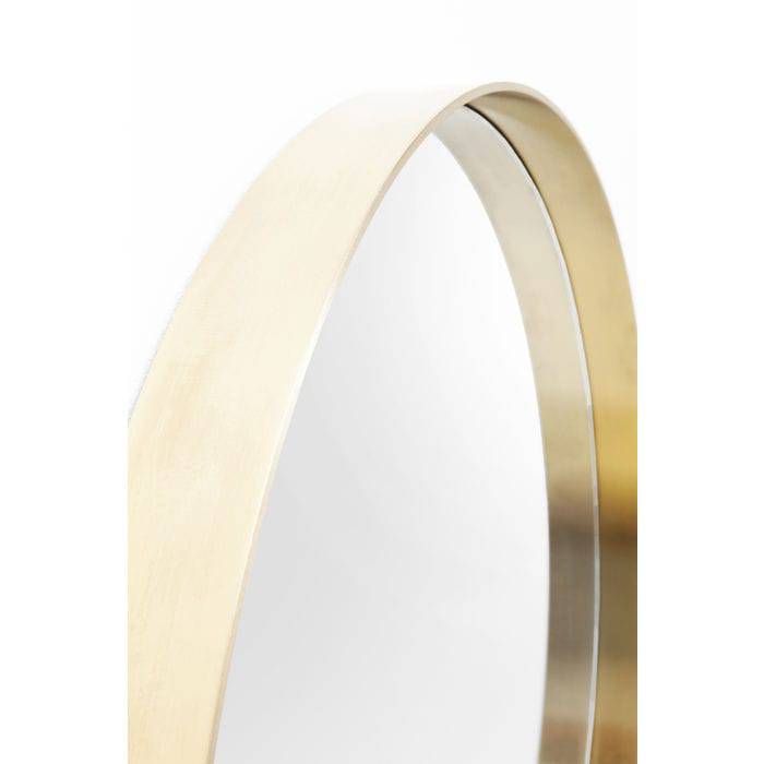 Mirror Curve Round Brass ‚àö√≤60cm - JULIA VENCE STORE