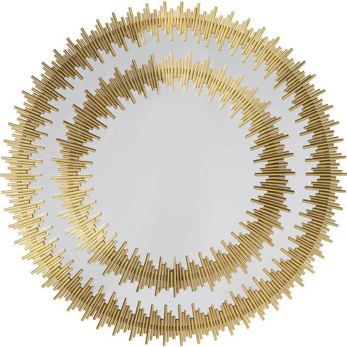 Mirror Solare Gold Ø132cm - JULIA VENCE STORE