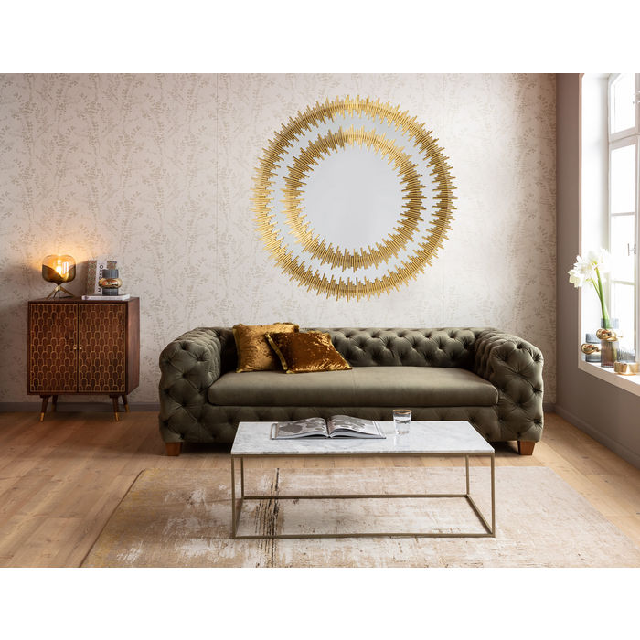 Mirror Solare Gold Ø132cm - JULIA VENCE STORE