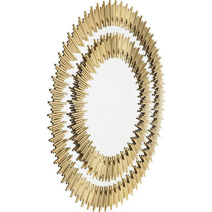 Mirror Solare Gold Ø132cm - JULIA VENCE STORE