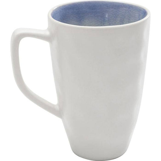 Mug Crackle White Blue - JULIA VENCE STORE