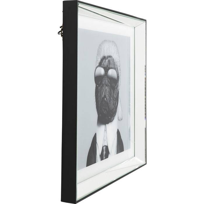 Picture Frame Mirror Designer Dog 60x60 - JULIA VENCE STORE