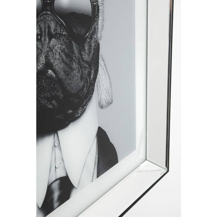 Picture Frame Mirror Designer Dog 60x60 - JULIA VENCE STORE