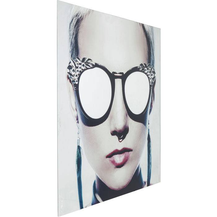 Picture Glass Metallic Girlie 120x120cm - JULIA VENCE STORE