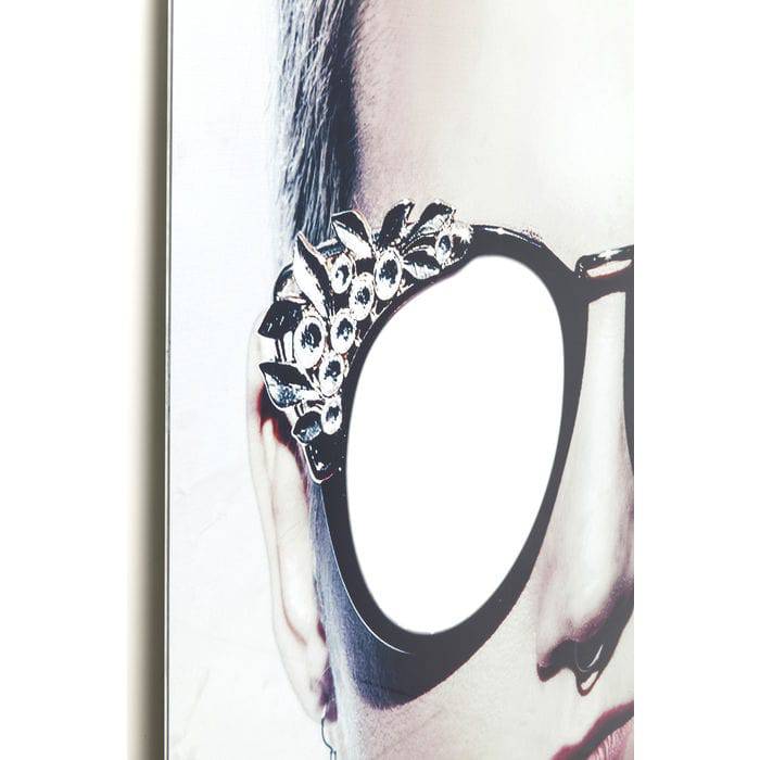 Picture Glass Metallic Girlie 120x120cm - JULIA VENCE STORE