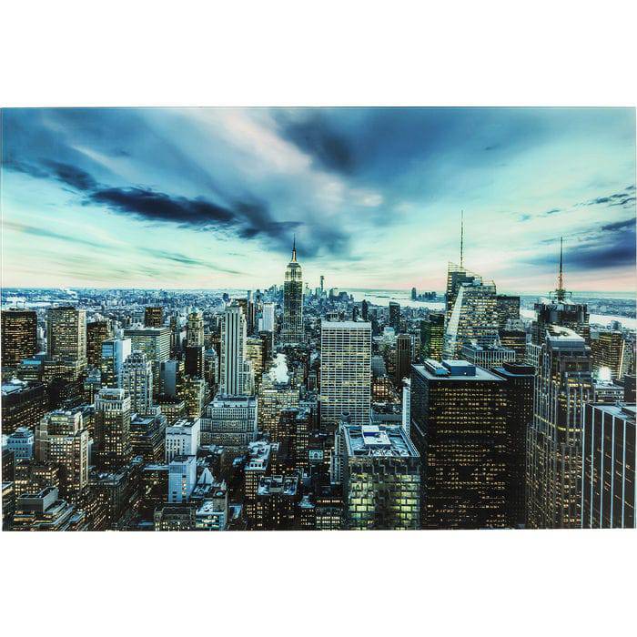 Picture Glass New York Sunset  120x160cm - JULIA VENCE STORE