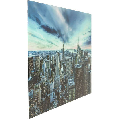 Picture Glass New York Sunset  120x160cm - JULIA VENCE STORE