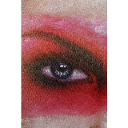 Picture Touched Red Eye Lady 90x140 - JULIA VENCE STORE