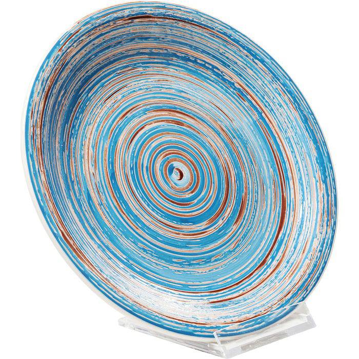 Plate Swirl Blue ‚àö√≤19cm - JULIA VENCE STORE