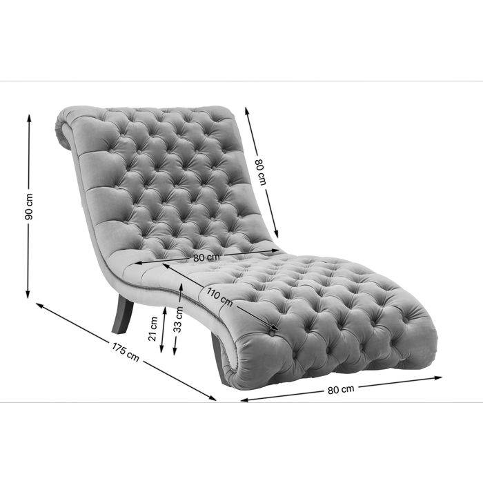 Relax Chair Desire Velvet Silver - JULIA VENCE STORE