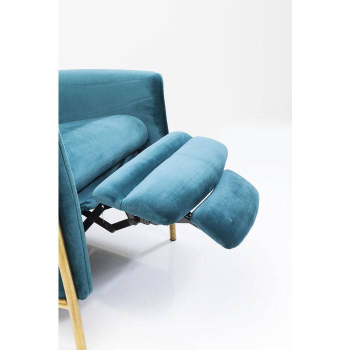 Relax Chair Lazy Velvet Blue - JULIA VENCE STORE