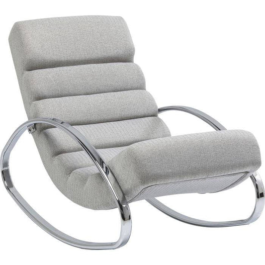 Rocking Chair Manhattan Grey Beige - JULIA VENCE STORE