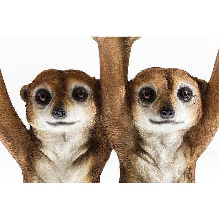 Side Table Animal Meerkat Sisters Ø33cm - JULIA VENCE STORE