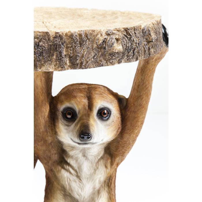 Side Table Animal Meerkat Sisters Ø33cm - JULIA VENCE STORE