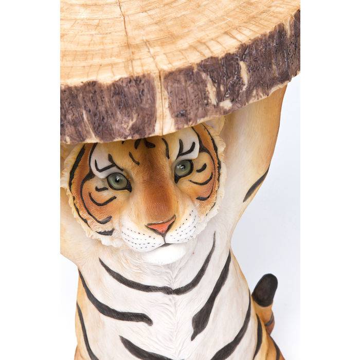 Side Table Animal Tiger Ø35cm - JULIA VENCE STORE