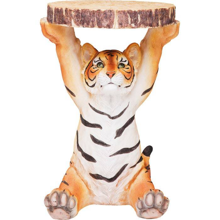 Side Table Animal Tiger Ø35cm - JULIA VENCE STORE