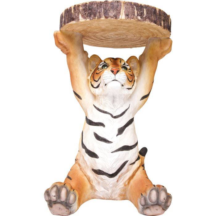 Side Table Animal Tiger Ø35cm - JULIA VENCE STORE