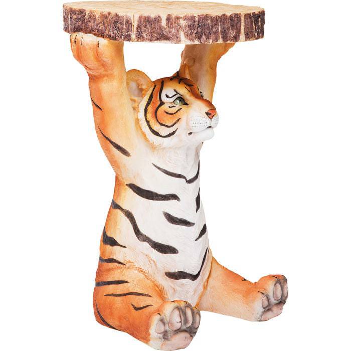 Side Table Animal Tiger Ø35cm - JULIA VENCE STORE