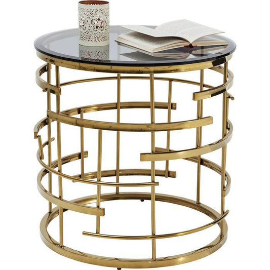 Side Table Jupiter Gold ‚àö√≤55cm - JULIA VENCE STORE