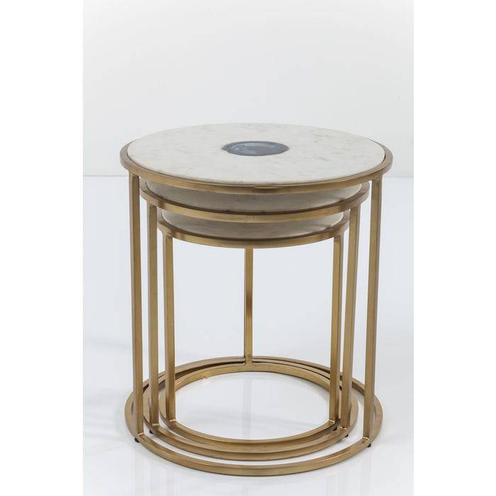 Marble Side Table Set |