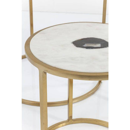 Marble Side Table Set |