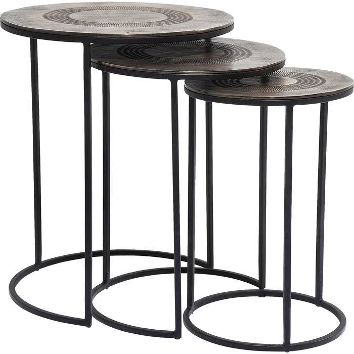 Side Table Marrakesh Ø48cm (3/Set) - JULIA VENCE STORE