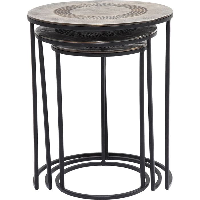 Side Table Marrakesh Ø48cm (3/Set) - JULIA VENCE STORE