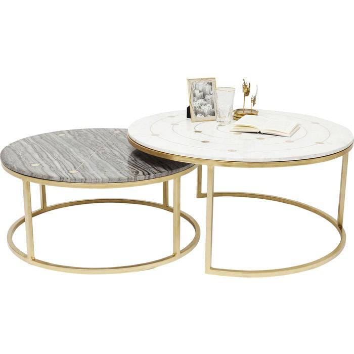 Side Table Mystic Round (2/Set) ‚àö√≤90cm - JULIA VENCE STORE