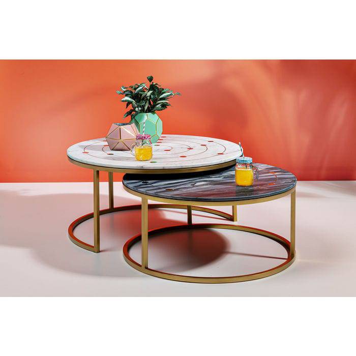 Side Table Mystic Round (2/Set) ‚àö√≤90cm - JULIA VENCE STORE