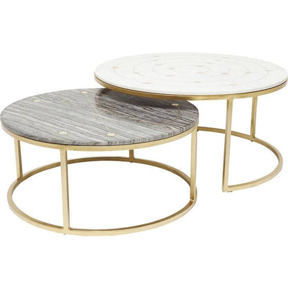 Side Table Mystic Round (2/Set) ‚àö√≤90cm - JULIA VENCE STORE