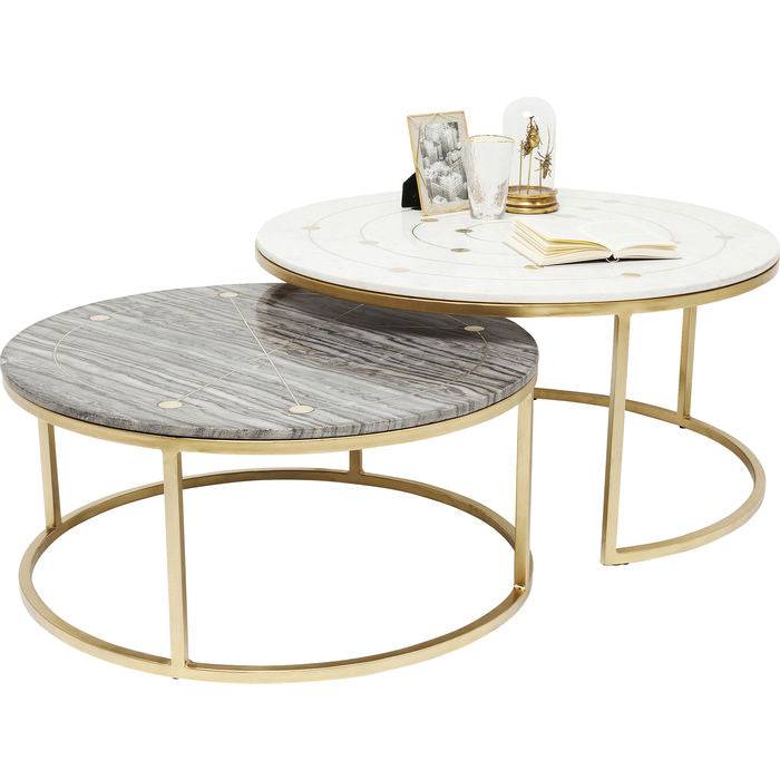 Side Table Mystic Round (2/Set) ‚àö√≤90cm - JULIA VENCE STORE