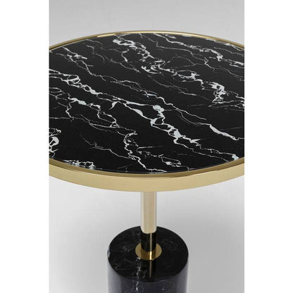 Side Table San Remo Base Black Ø46cm - JULIA VENCE STORE