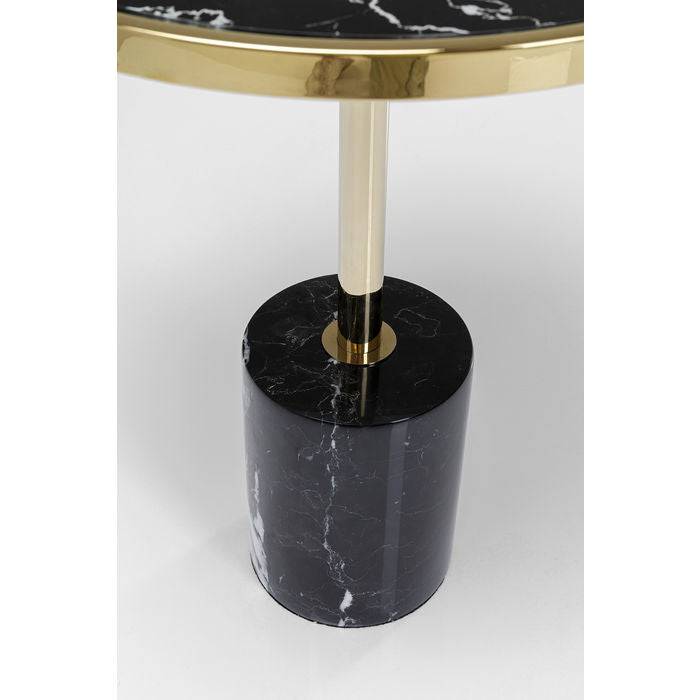 Side Table San Remo Base Black Ø46cm - JULIA VENCE STORE