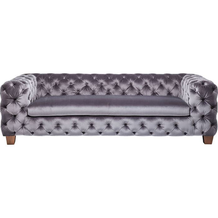 Sofa Desire 3-Seater Silver Grey - JULIA VENCE STORE