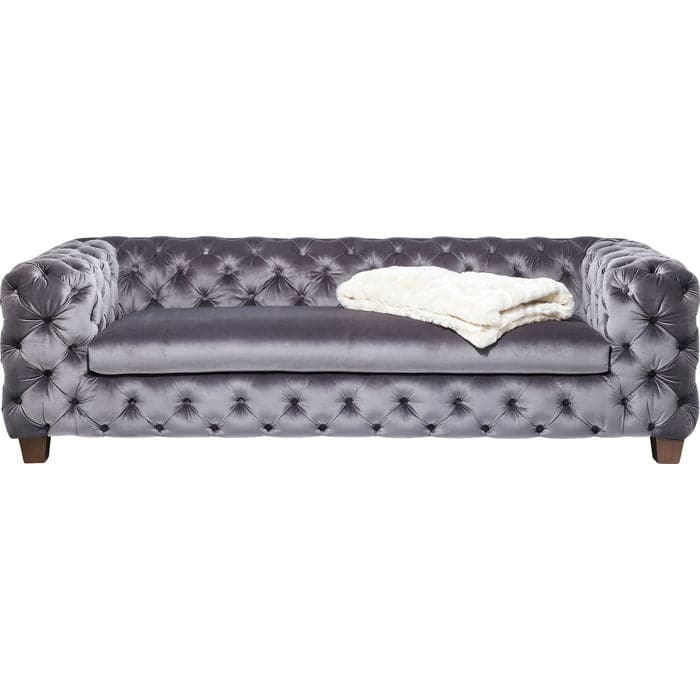 Sofa Desire 3-Seater Silver Grey - JULIA VENCE STORE