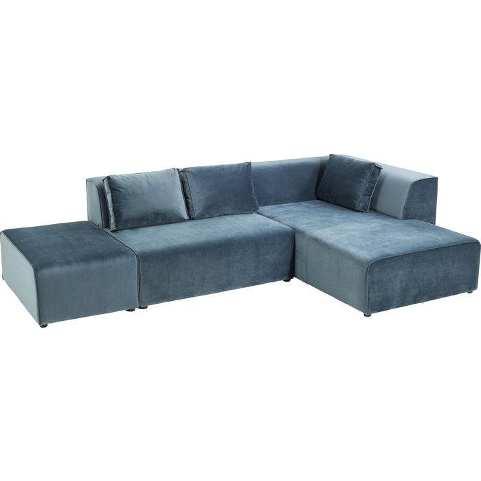 Sofa Infinity Velvet Ocean Right - JULIA VENCE STORE