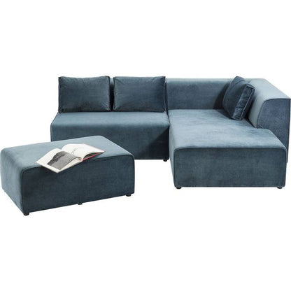 Sofa Infinity Velvet Ocean Right - JULIA VENCE STORE