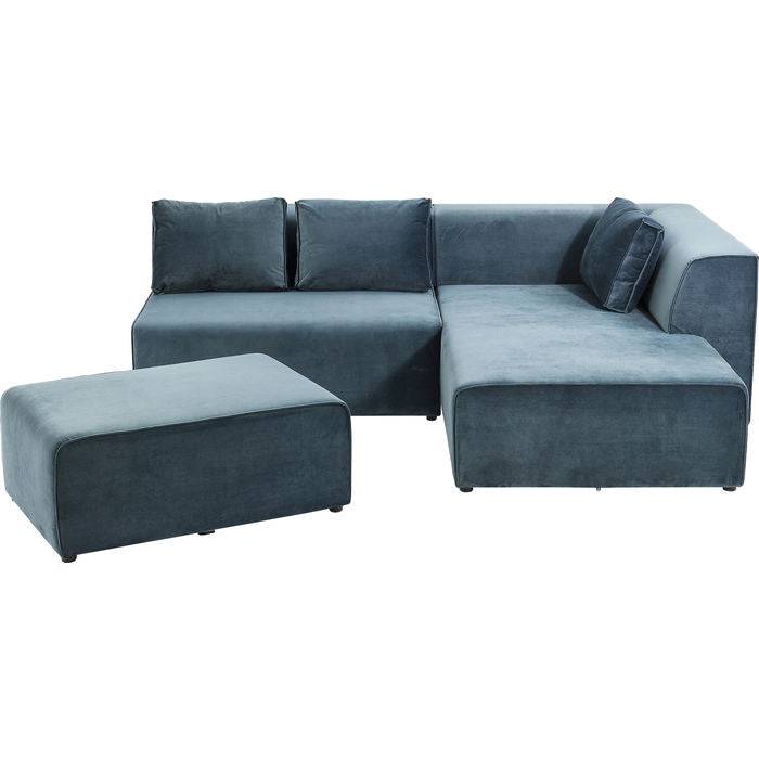 Sofa Infinity Velvet Ocean Right - JULIA VENCE STORE