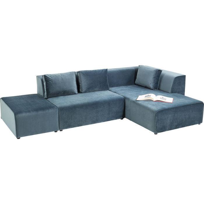 Sofa Infinity Velvet Ocean Right - JULIA VENCE STORE